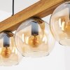 Koyoto Lámparas suspendidas, Luminarias esféricas, Lámparas colgantes Crudo, Negro, 5 luces