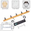 Koyoto Lámparas suspendidas, Luminarias esféricas, Lámparas colgantes Crudo, Negro, 5 luces