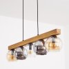 Koyoto Lámparas suspendidas, Luminarias esféricas, Lámparas colgantes Crudo, Negro, 5 luces