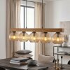 Koyoto Lámparas suspendidas, Luminarias esféricas, Lámparas colgantes Crudo, Negro, 5 luces