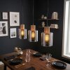 Mador Lámparas suspendidas, Lámparas colgantes Negro, 3 luces