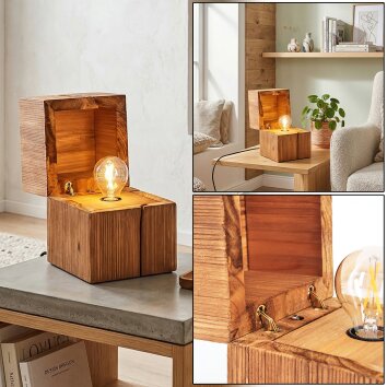 Mirala Lámparas de mesa LED Crudo, 1 luz
