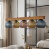 Koyoto Lámparas suspendidas, Luminarias esféricas, Lámparas colgantes Crudo, Negro, 5 luces