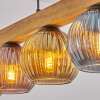 Koyoto Lámparas suspendidas, Luminarias esféricas, Lámparas colgantes Crudo, Negro, 5 luces