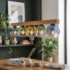 Koyoto Lámparas suspendidas, Luminarias esféricas, Lámparas colgantes Crudo, Negro, 5 luces