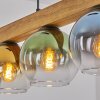 Koyoto Lámparas suspendidas, Luminarias esféricas, Lámparas colgantes Crudo, Negro, 5 luces