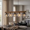 Koyoto Lámparas suspendidas, Luminarias esféricas, Lámparas colgantes Crudo, Negro, 5 luces