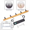Koyoto Lámparas suspendidas, Luminarias esféricas, Lámparas colgantes Crudo, Negro, 5 luces