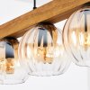 Koyoto Lámparas suspendidas, Luminarias esféricas, Lámparas colgantes Crudo, Negro, 5 luces