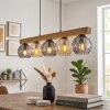 Koyoto Lámparas suspendidas, Luminarias esféricas, Lámparas colgantes Crudo, Negro, 5 luces