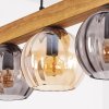 Koyoto Lámparas suspendidas, Luminarias esféricas, Lámparas colgantes Crudo, Negro, 5 luces