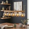 Koyoto Lámparas suspendidas, Luminarias esféricas, Lámparas colgantes Crudo, Negro, 5 luces