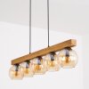 Koyoto Lámparas suspendidas, Luminarias esféricas, Lámparas colgantes Crudo, Negro, 5 luces
