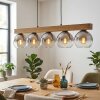Koyoto Lámparas suspendidas, Luminarias esféricas, Lámparas colgantes Crudo, Negro, 5 luces