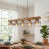 Koyoto Lámparas suspendidas, Luminarias esféricas, Lámparas colgantes Crudo, Negro, 5 luces