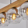 Koyoto Lámparas suspendidas, Luminarias esféricas, Lámparas colgantes Crudo, Negro, 5 luces