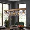 Ripoll Lámparas suspendidas, Luminarias esféricas, Lámparas colgantes Crudo, Negro, 5 luces