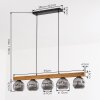 Ripoll Lámparas suspendidas, Luminarias esféricas, Lámparas colgantes Crudo, Negro, 5 luces