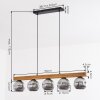 Ripoll Lámparas suspendidas, Luminarias esféricas, Lámparas colgantes Crudo, Negro, 5 luces