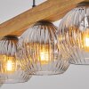 Ripoll Lámparas suspendidas, Luminarias esféricas, Lámparas colgantes Crudo, Negro, 5 luces