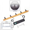 Koyoto Lámparas suspendidas, Luminarias esféricas, Lámparas colgantes Crudo, Negro, 5 luces