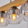 Koyoto Lámparas suspendidas, Luminarias esféricas, Lámparas colgantes Crudo, Negro, 5 luces