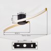 Kirel Plafones LED Negro, 1 luz