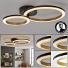 Tulor Plafones LED Negro, 1 luz