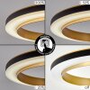Tulor Plafones LED Negro, 1 luz