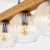 Koyoto Lámparas suspendidas, Luminarias esféricas, Lámparas colgantes Crudo, Negro, 5 luces