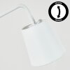 Talor Lámpara de pie Blanca, 1 luz