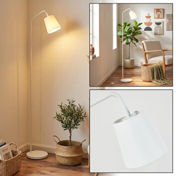 Talor Lámpara de pie Blanca, 1 luz