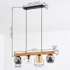 Ripoll Lámparas suspendidas, Luminarias esféricas, Lámparas colgantes Crudo, Negro, 4 luces