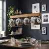Ripoll Lámparas suspendidas, Luminarias esféricas, Lámparas colgantes Crudo, Negro, 4 luces