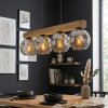 Ripoll Lámparas suspendidas, Luminarias esféricas, Lámparas colgantes Crudo, Negro, 4 luces