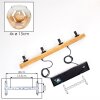 Ripoll Lámparas suspendidas, Luminarias esféricas, Lámparas colgantes Crudo, Negro, 4 luces