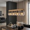 Koyoto Lámparas suspendidas, Luminarias esféricas, Lámparas colgantes Crudo, Negro, 4 luces