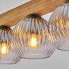 Koyoto Lámparas suspendidas, Luminarias esféricas, Lámparas colgantes Crudo, Negro, 4 luces