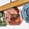 Ripoll Lámparas suspendidas, Luminarias esféricas, Lámparas colgantes Crudo, Negro, 4 luces