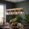 Koyoto Lámparas suspendidas, Luminarias esféricas, Lámparas colgantes Crudo, Negro, 4 luces