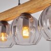 Koyoto Lámparas suspendidas, Luminarias esféricas, Lámparas colgantes Crudo, Negro, 4 luces