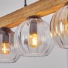 Koyoto Lámparas suspendidas, Luminarias esféricas, Lámparas colgantes Crudo, Negro, 4 luces