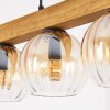 Koyoto Lámparas suspendidas, Luminarias esféricas, Lámparas colgantes Crudo, Negro, 4 luces