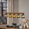 Koyoto Lámparas suspendidas, Luminarias esféricas, Lámparas colgantes Crudo, Negro, 5 luces