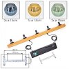 Koyoto Lámparas suspendidas, Luminarias esféricas, Lámparas colgantes Crudo, Negro, 5 luces