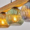Koyoto Lámparas suspendidas, Luminarias esféricas, Lámparas colgantes Crudo, Negro, 5 luces