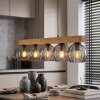Koyoto Lámparas suspendidas, Luminarias esféricas, Lámparas colgantes Crudo, Negro, 5 luces
