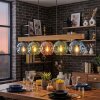 Ripoll Lámparas suspendidas, Luminarias esféricas, Lámparas colgantes Crudo, Negro, 5 luces