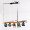 Ripoll Lámparas suspendidas, Luminarias esféricas, Lámparas colgantes Crudo, Negro, 5 luces