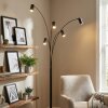 Javel Lámpara de pie Negro, 5 luces